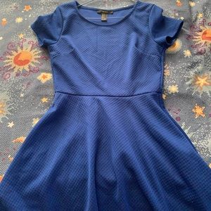 royal blue mini dress